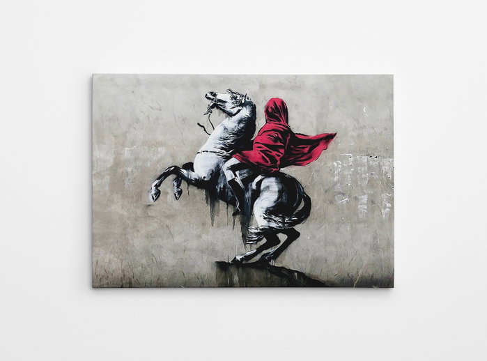 Wallity Lienzo Decorativo Banksy WY02 (70 x 100 cm)